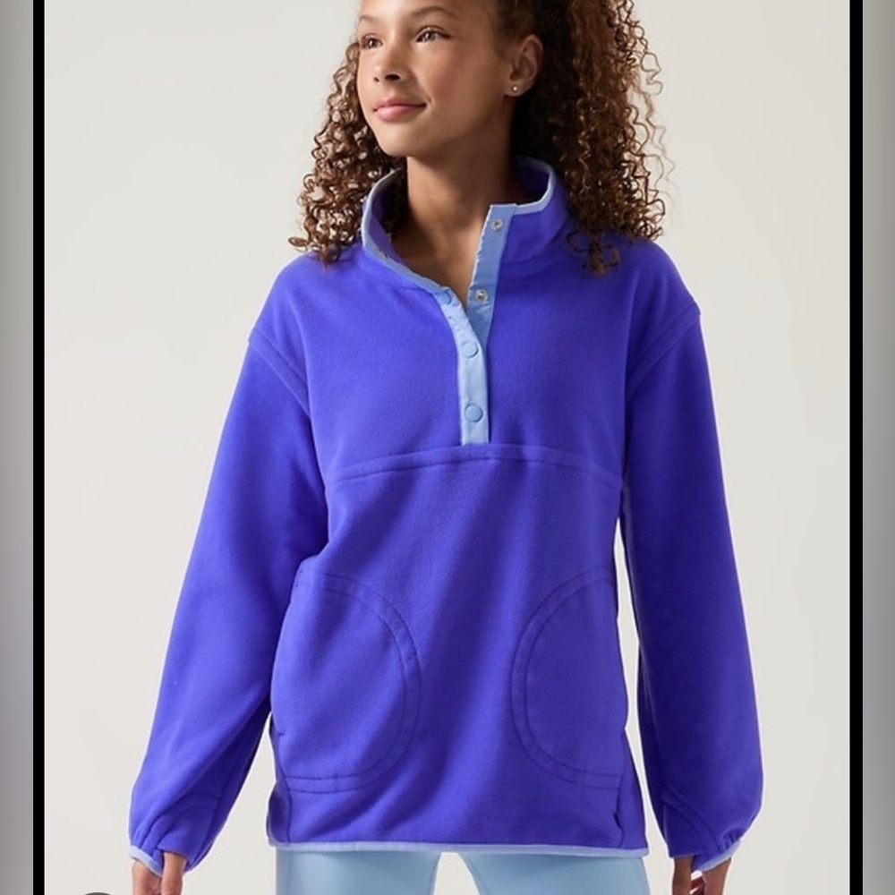 Athleta Girls fleece sweatshirt